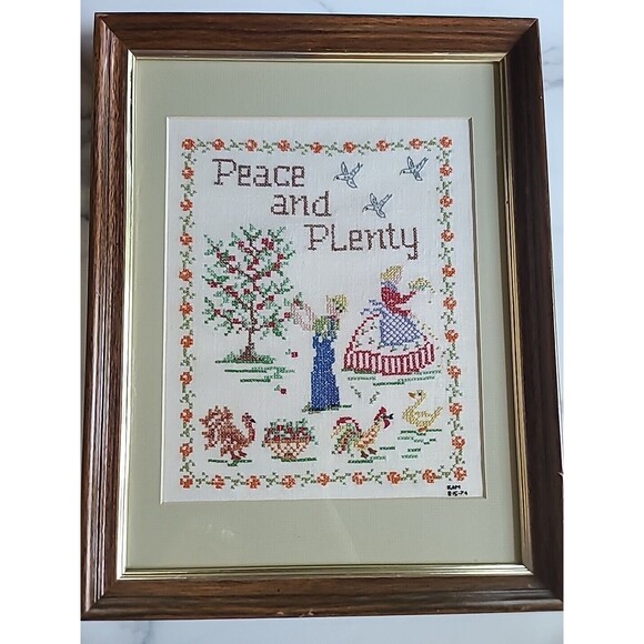 Finished Framed Cross Stitch Large Wall Art - Picture 3 of 10